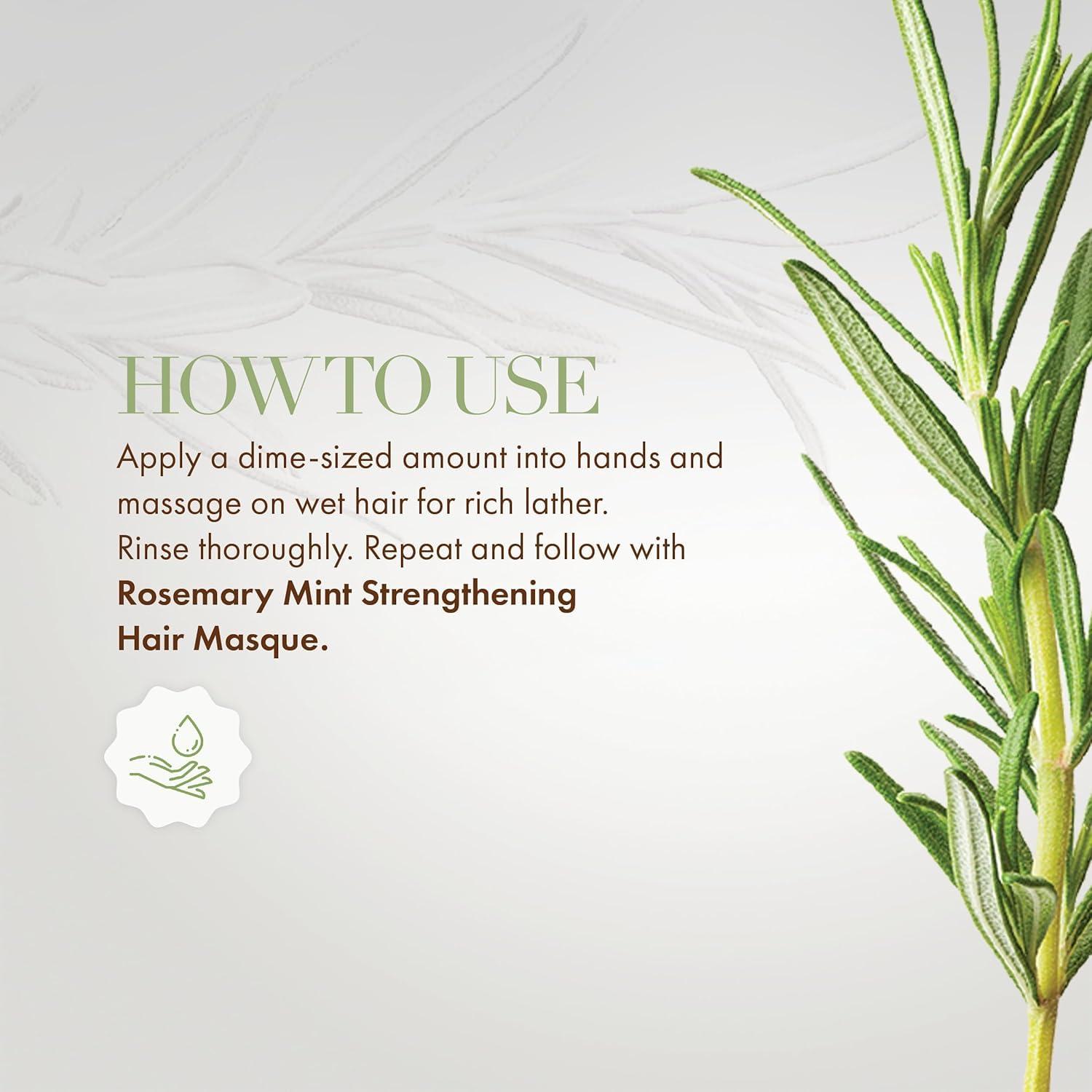 Champú Fortalecedor Mielle Organics Romero y Menta 340 g