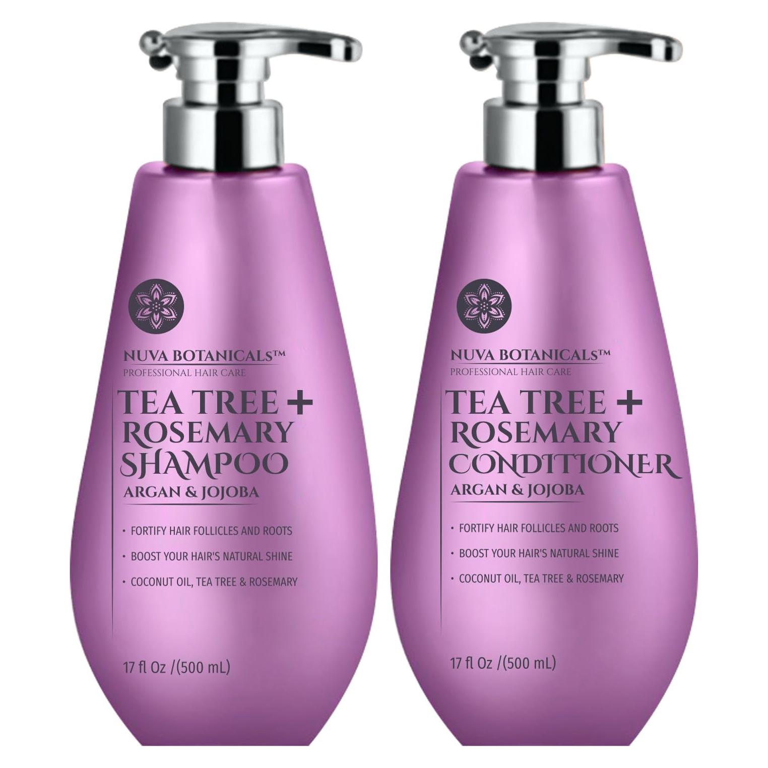 Champú y Acondicionador Natural NuvaBrands 500ml Crecimiento Cabello