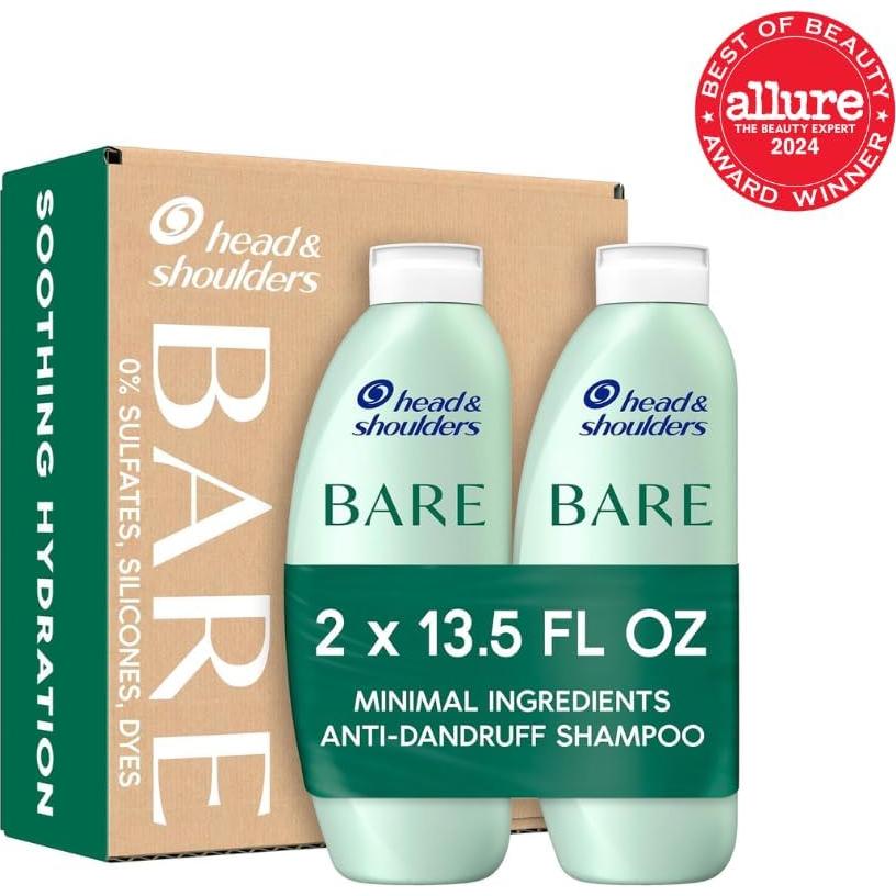 Champú Anticaspa Head & Shoulders BARE 2x400ml Sin Sulfatos