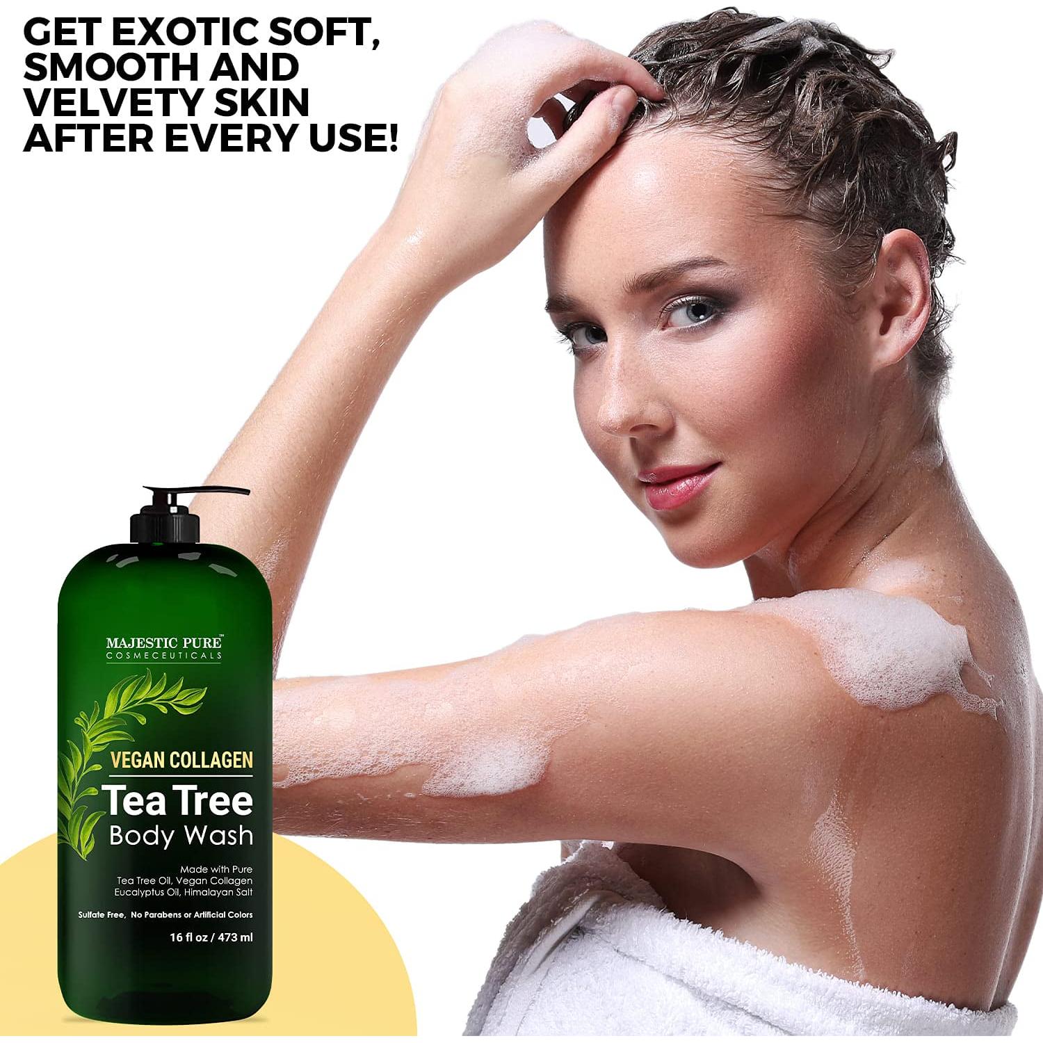 Gel de Ducha Majestic Pure Árbol de Té 473 ml Hidratante