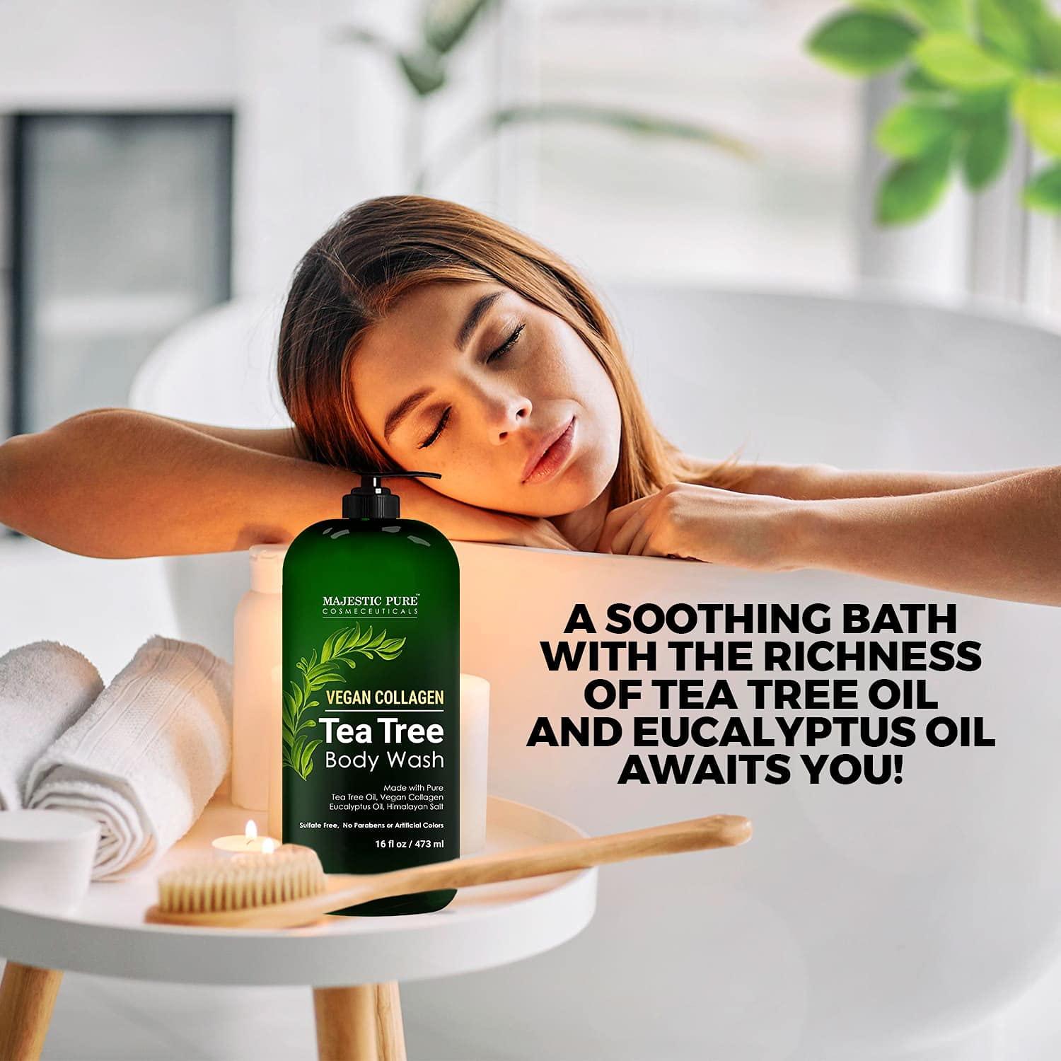 Gel de Ducha Majestic Pure Árbol de Té 473 ml Hidratante