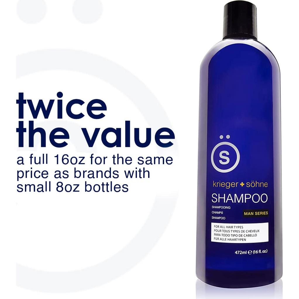 Champú Estimulante Krieger + Söhne 473 ml Aceite de Té