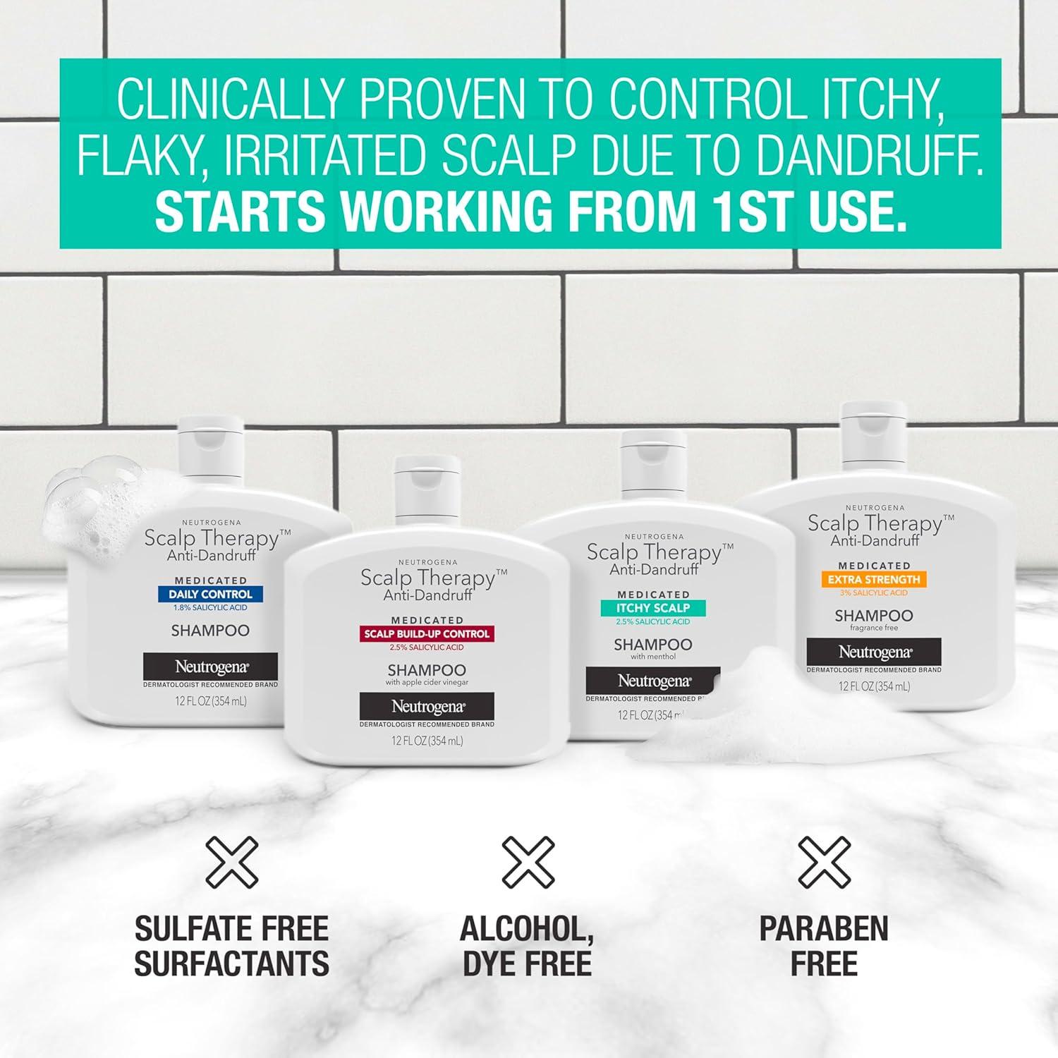 Champú Anticaspa Neutrogena 2.5% Ácido Salicílico 355ml