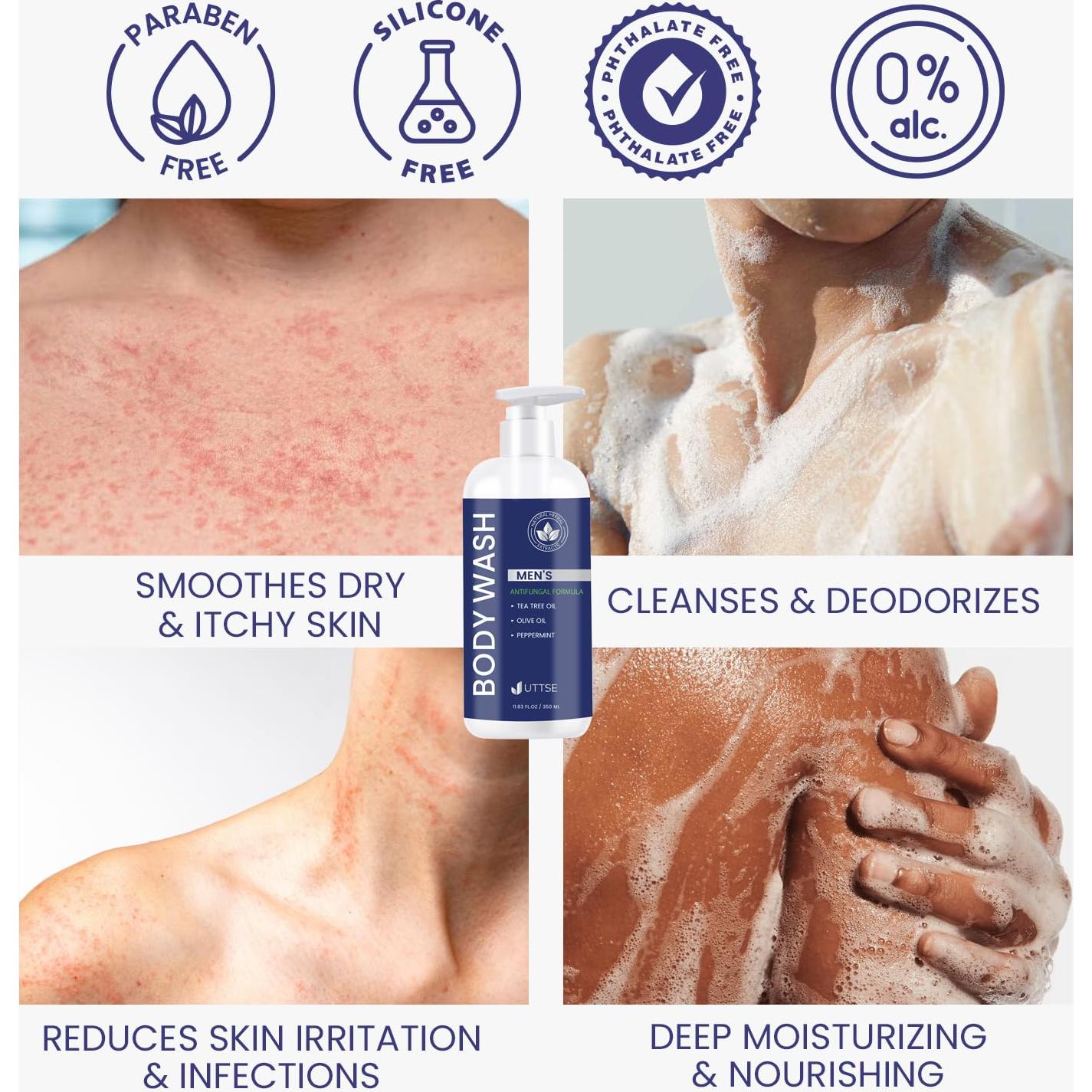 Jabón Corporal Antifúngico Uttse 350 mL - Árbol de Té