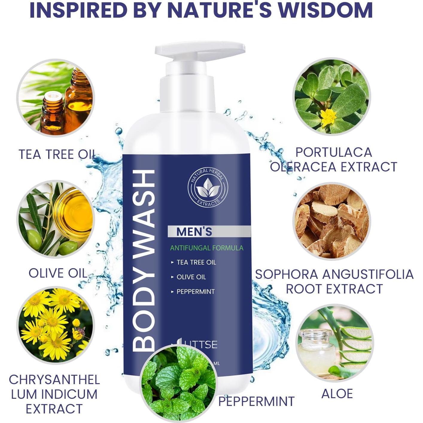 Jabón Corporal Antifúngico Uttse 350 mL - Árbol de Té