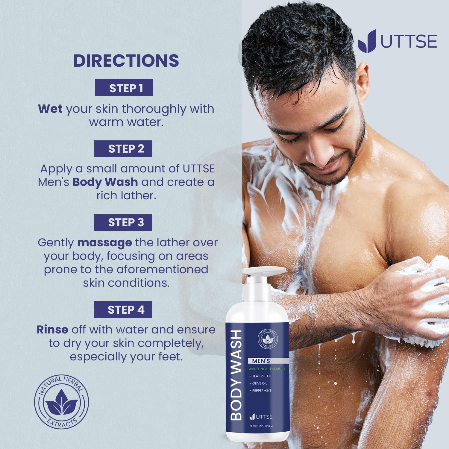 Jabón Corporal Antifúngico Uttse 350 mL - Árbol de Té