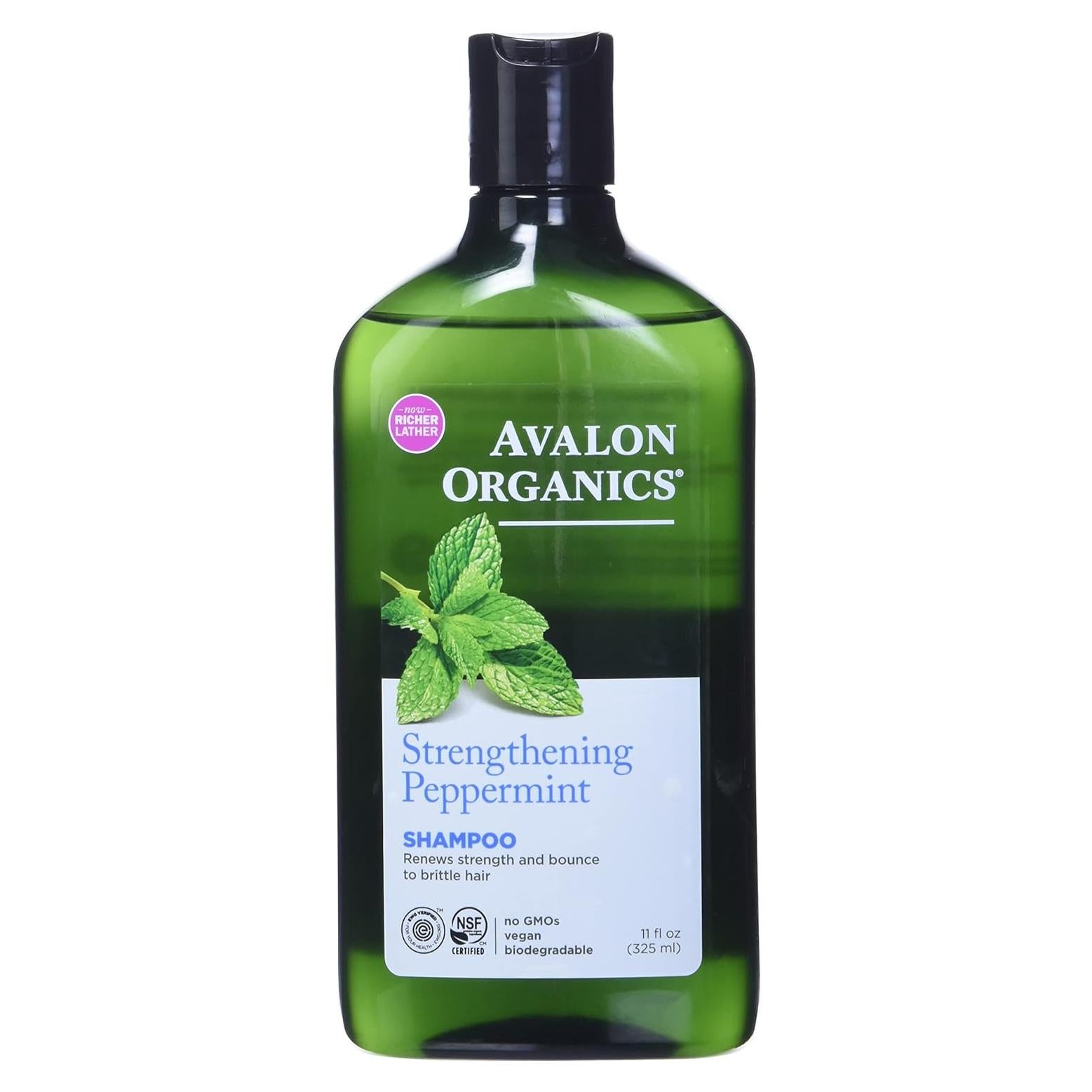 Champú Fortalecedor de Menta Avalon Organics 311 ml