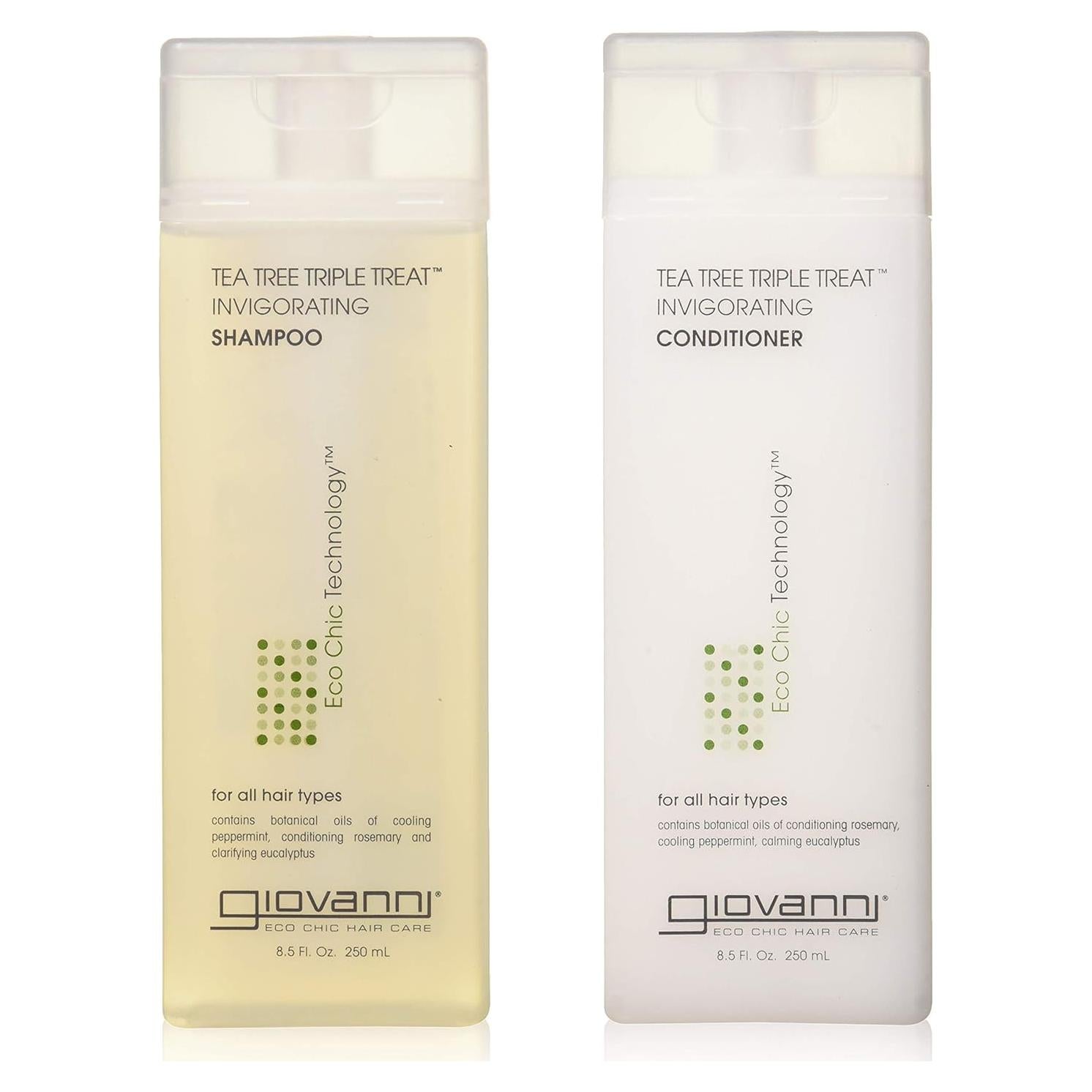 GIOVANNI Champú y Acondicionador Árbol de Té 240 ml