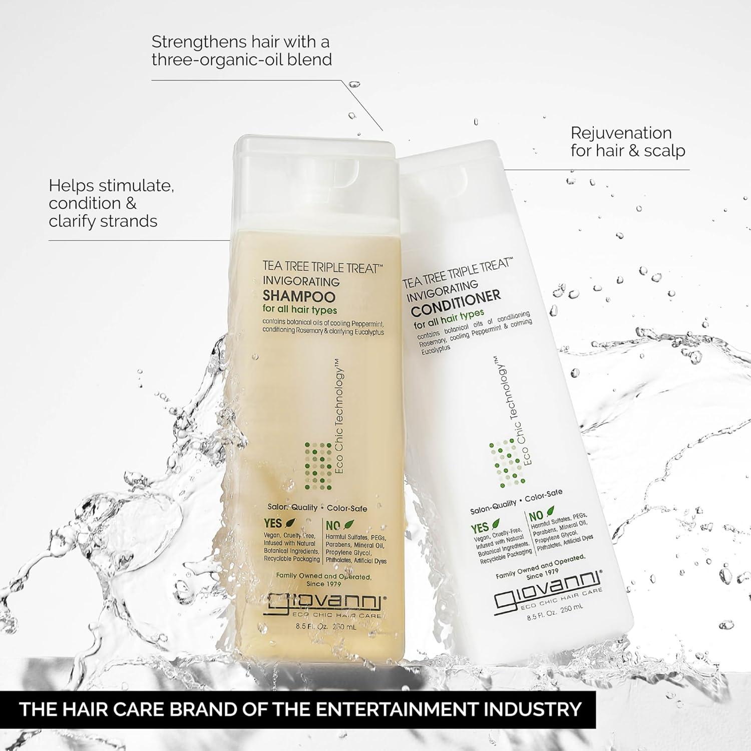 GIOVANNI Champú y Acondicionador Árbol de Té 240 ml