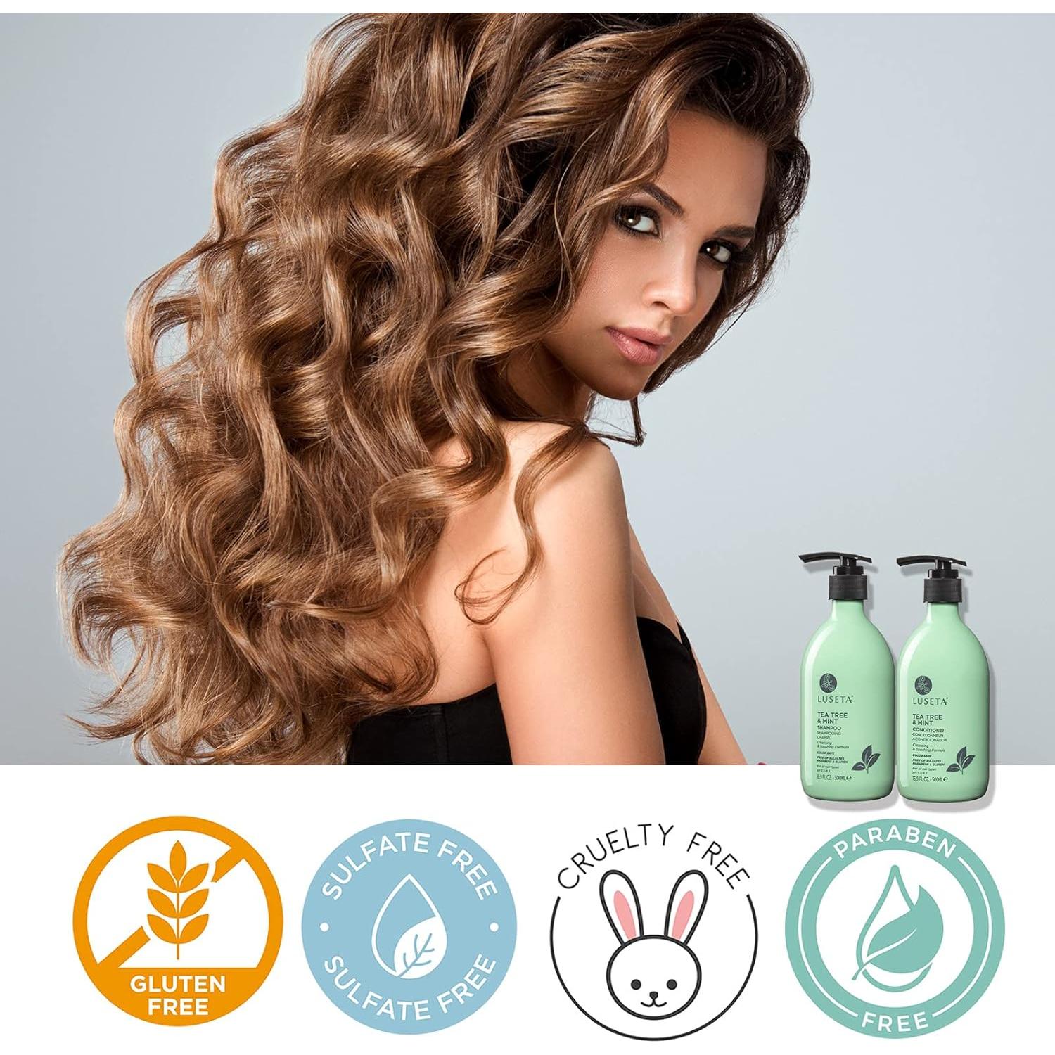 Champú Luseta Árbol de Té y Menta 500 ml Anticaspa