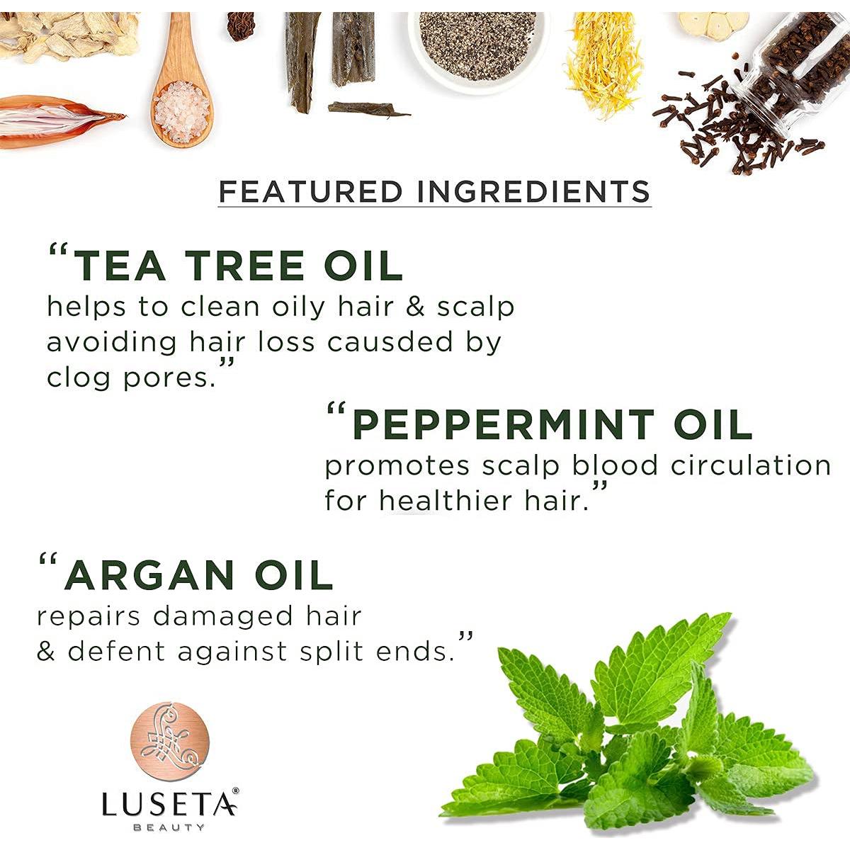 Champú Luseta Árbol de Té y Menta 500 ml Anticaspa