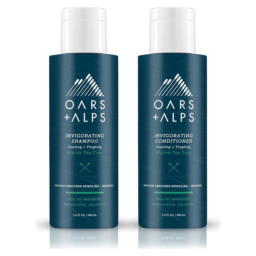 Conjunto Champú y Acondicionador Oars + Alps 100 ml Sin Sulfatos