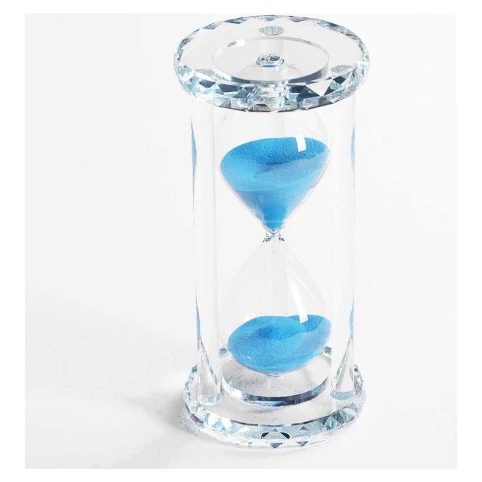 Temporizador de Arena 60 Minutos Lonovel Cristal Azul