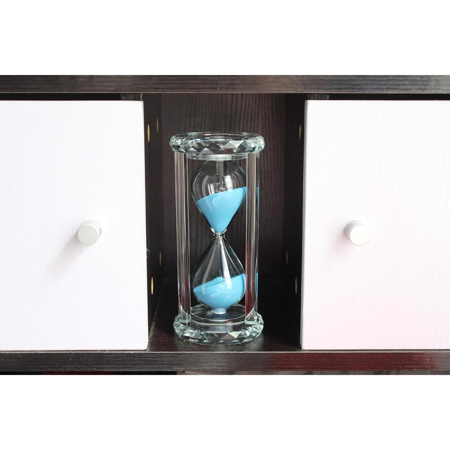 Temporizador de Arena 60 Minutos Lonovel Cristal Azul