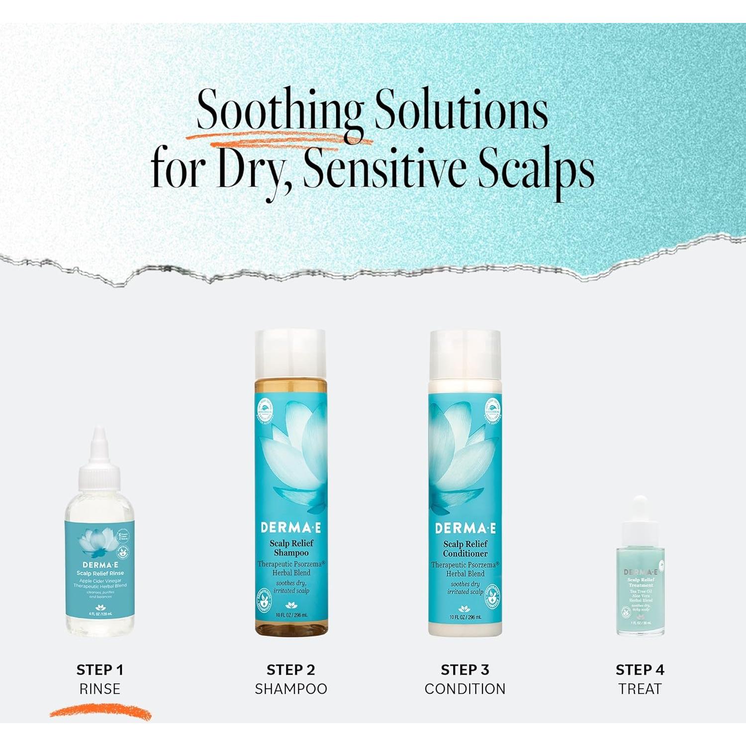 DERMA-E Enjuague Exfoliante Cuero Cabelludo 136g pH Equilibrado