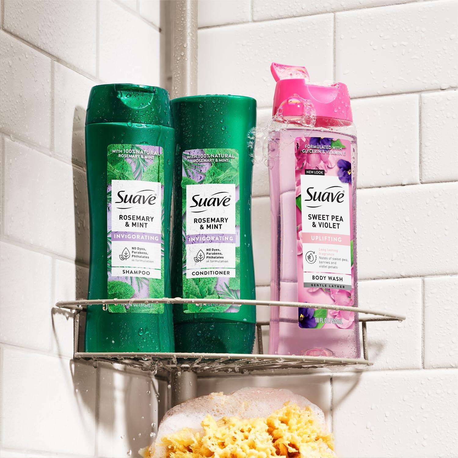 Set de Champú y Acondicionador Suave Romero y Menta 2 Piezas