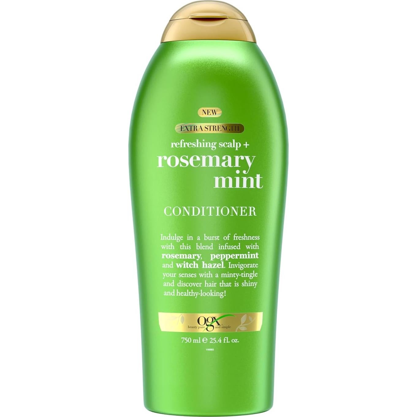 Acondicionador Refrescante OGX Extra Fuerte 750 ml Menta Romero