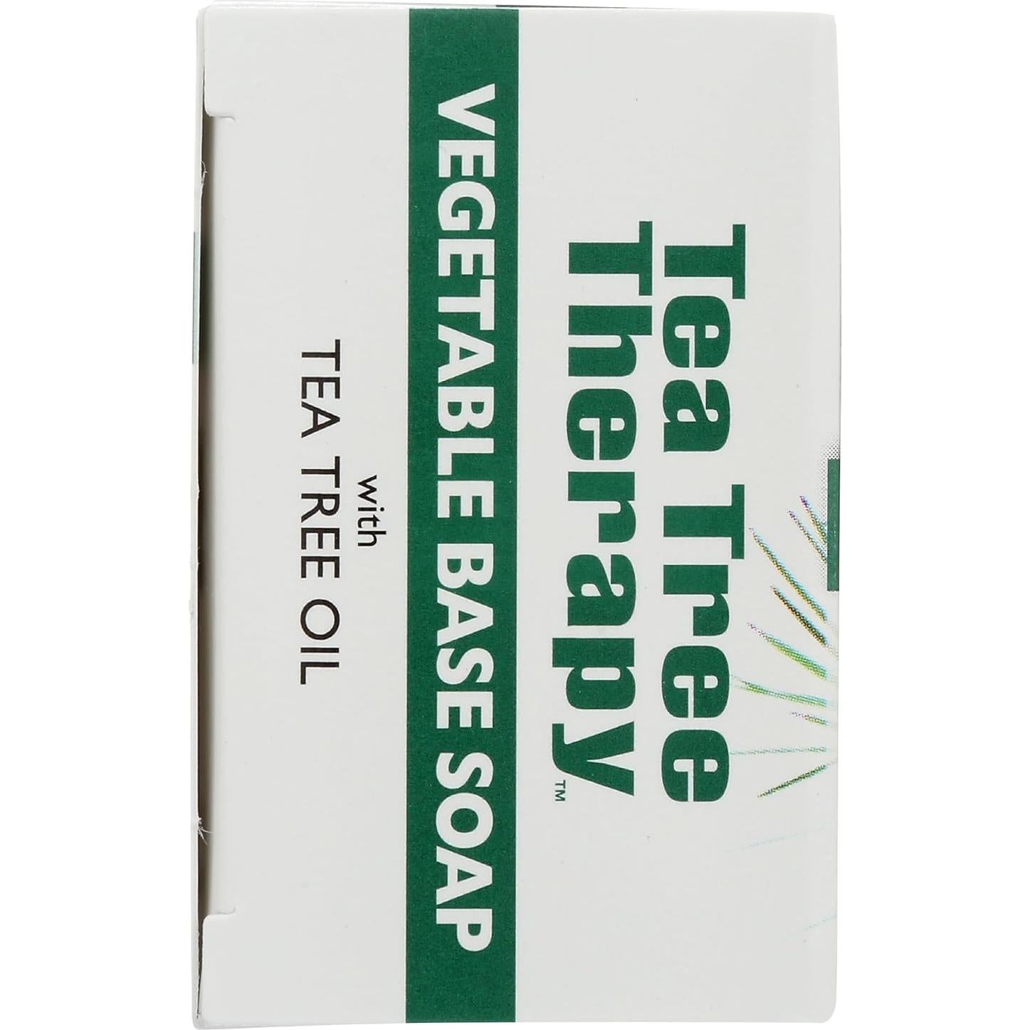 Jabón de Base Vegetal Tea Tree Therapy 110g Cuidado Piel