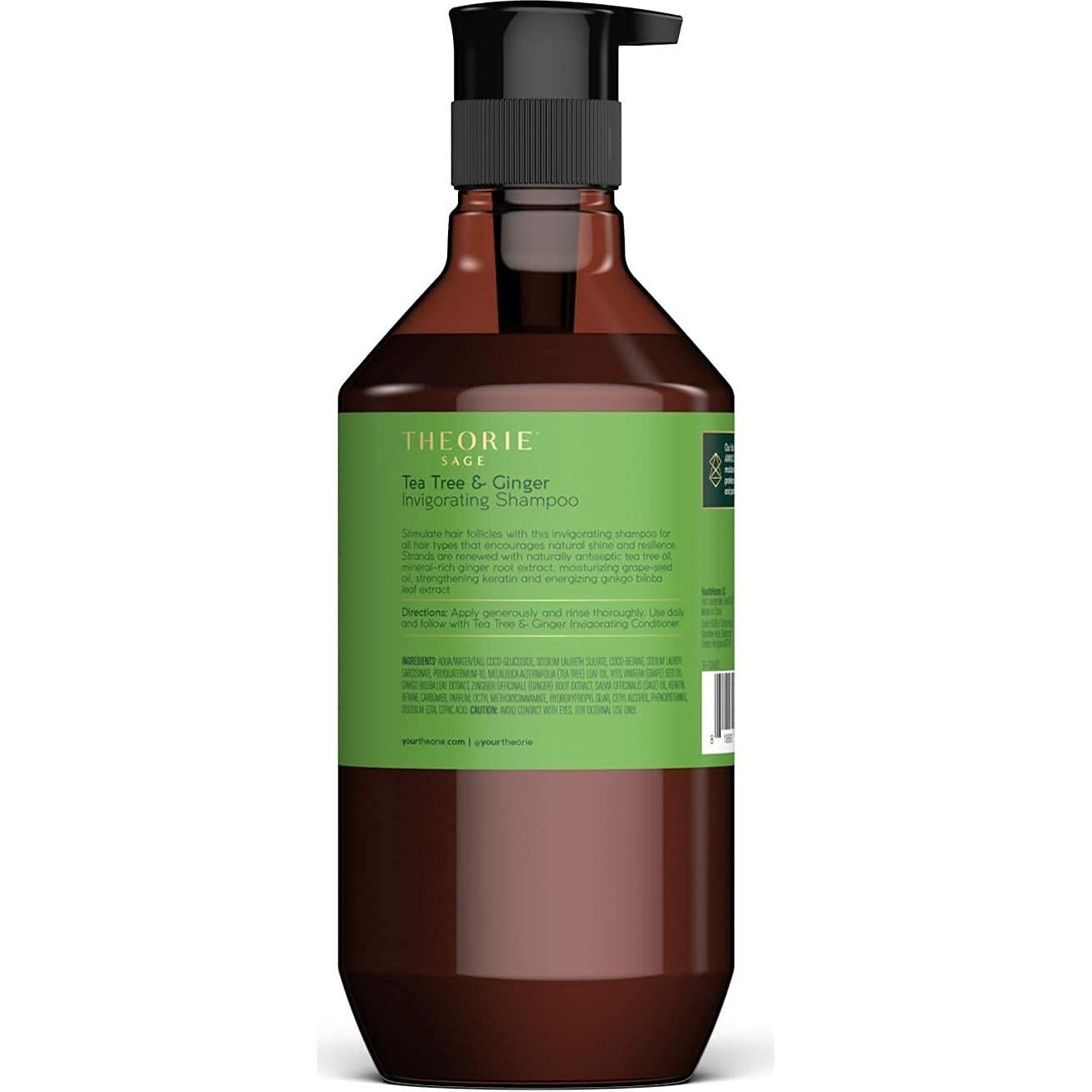 Champú Estimulante Theorie 800mL Árbol de Té y Jengibre