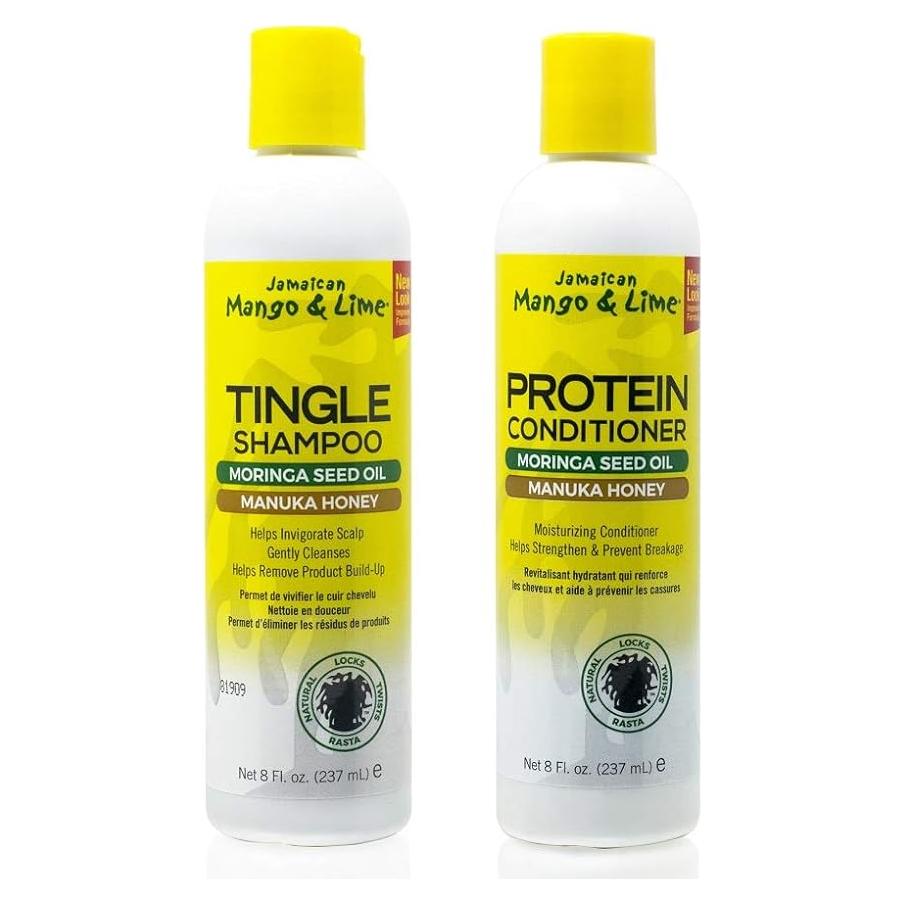 Champú Tingle Mango y Lima Jamaicano + Acondicionador 2x8oz