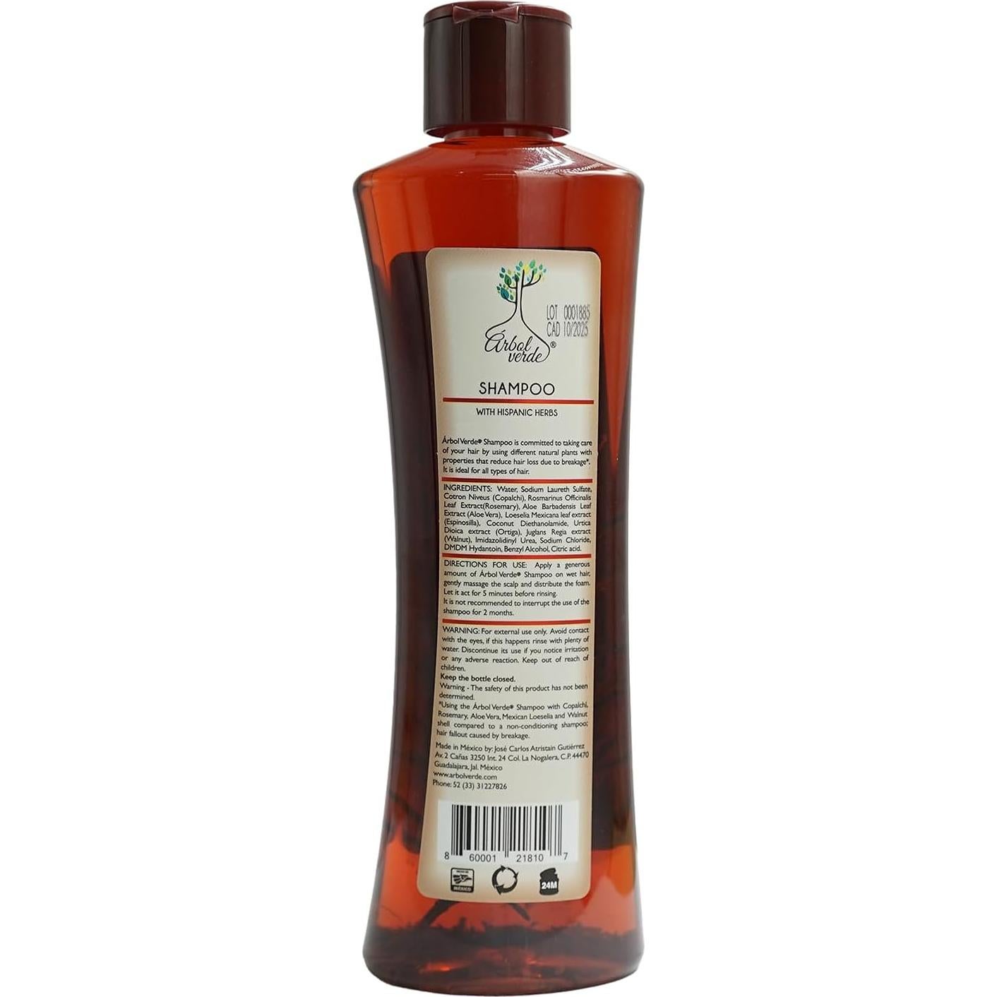 Champú Natural Anticaída 500 ml - Grupo AGC Internacional