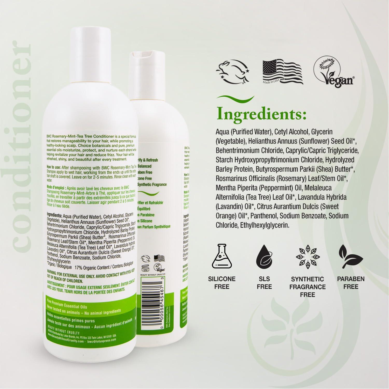 Acondicionador Beauty Without Cruelty Romero Menta 500ml