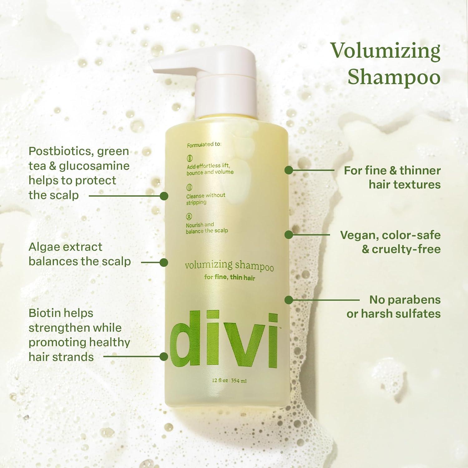 Champú Voluminizador Divi 354 ml - Cabello Fino y Normal