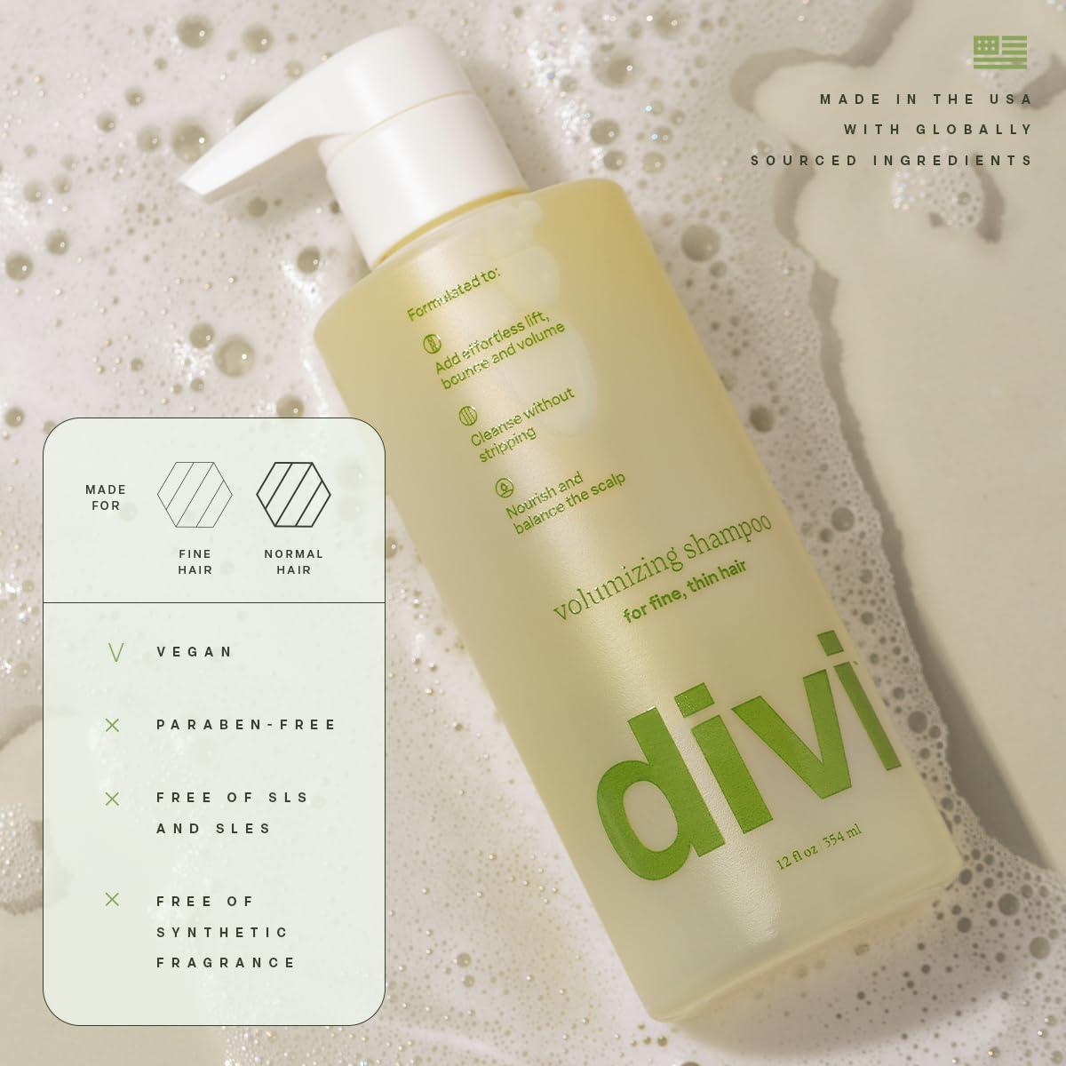 Champú Voluminizador Divi 354 ml - Cabello Fino y Normal