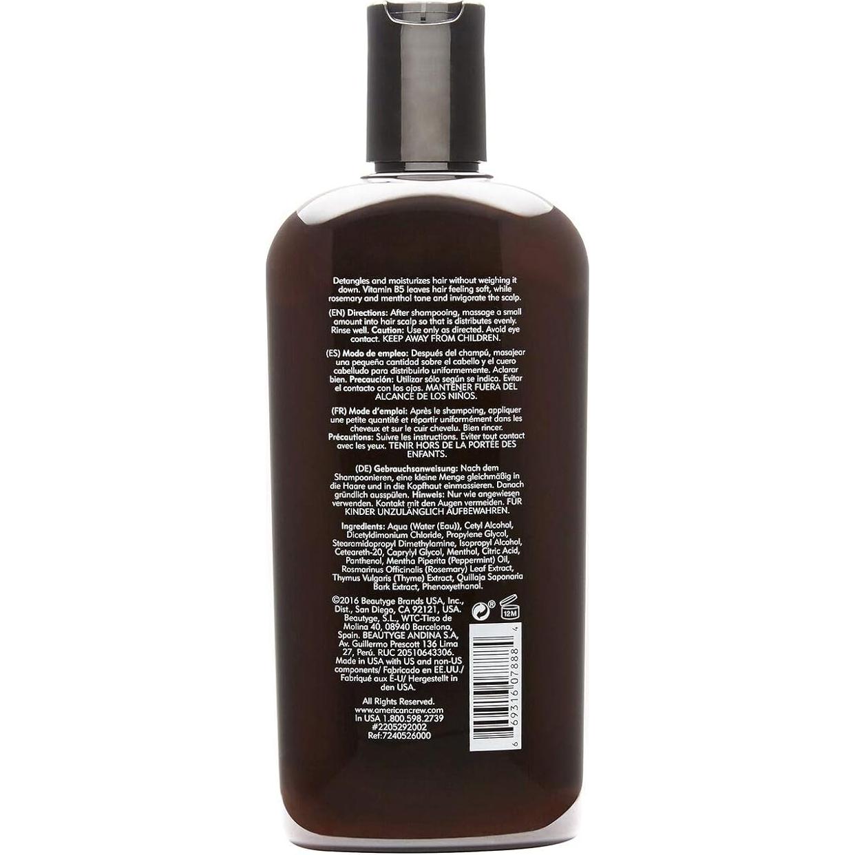 Acondicionador diario para hombres American Crew 430 g