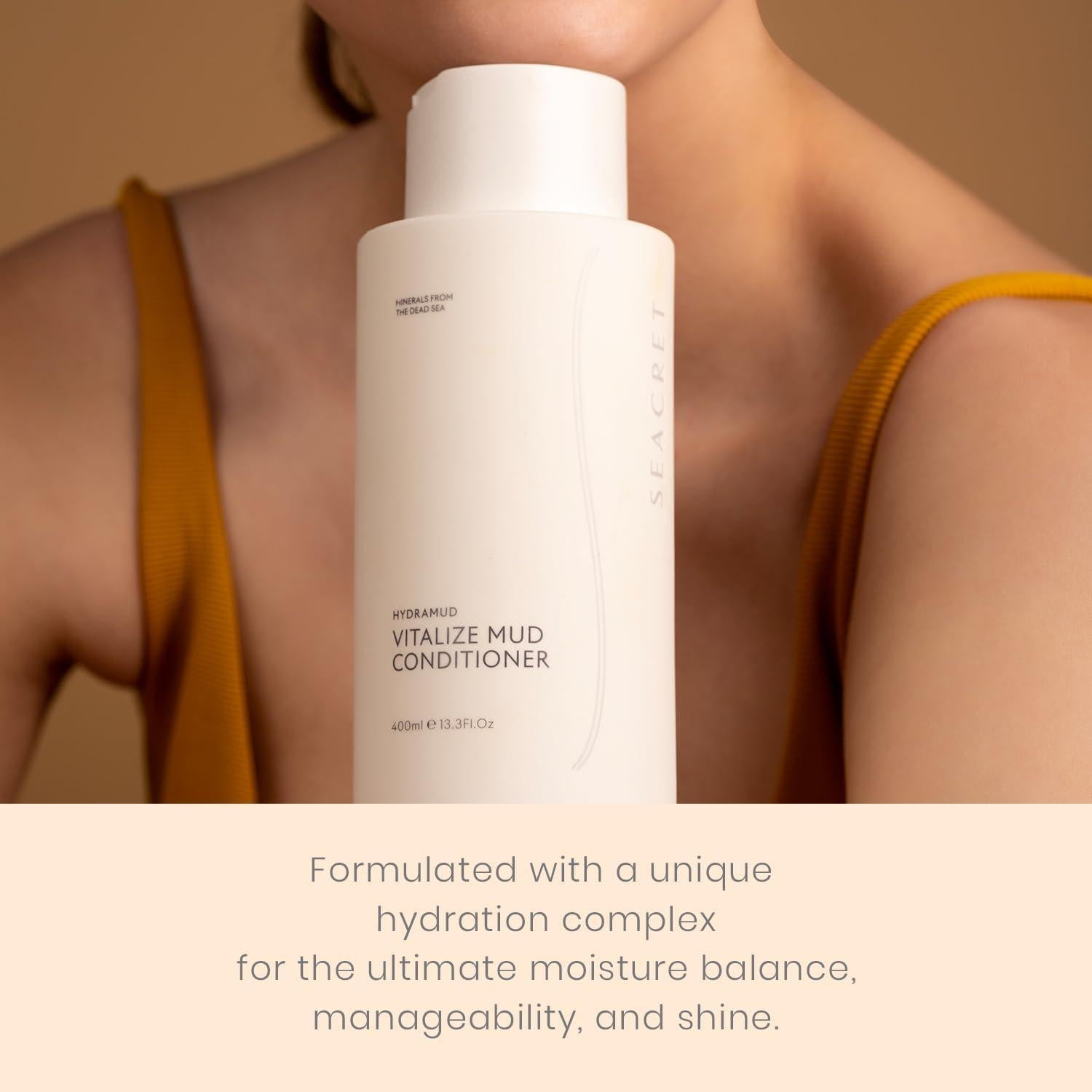 Acondicionador SEACRET HydraMud Vitalize 500ml con Minerales