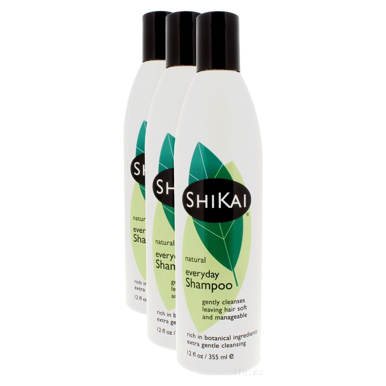 Champú Natural ShiKai 3x12oz con Extracto de Shikakai