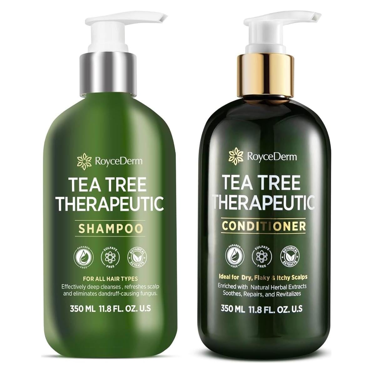 Conjunto Champú y Acondicionador Roycederm Árbol de Té 400ml
