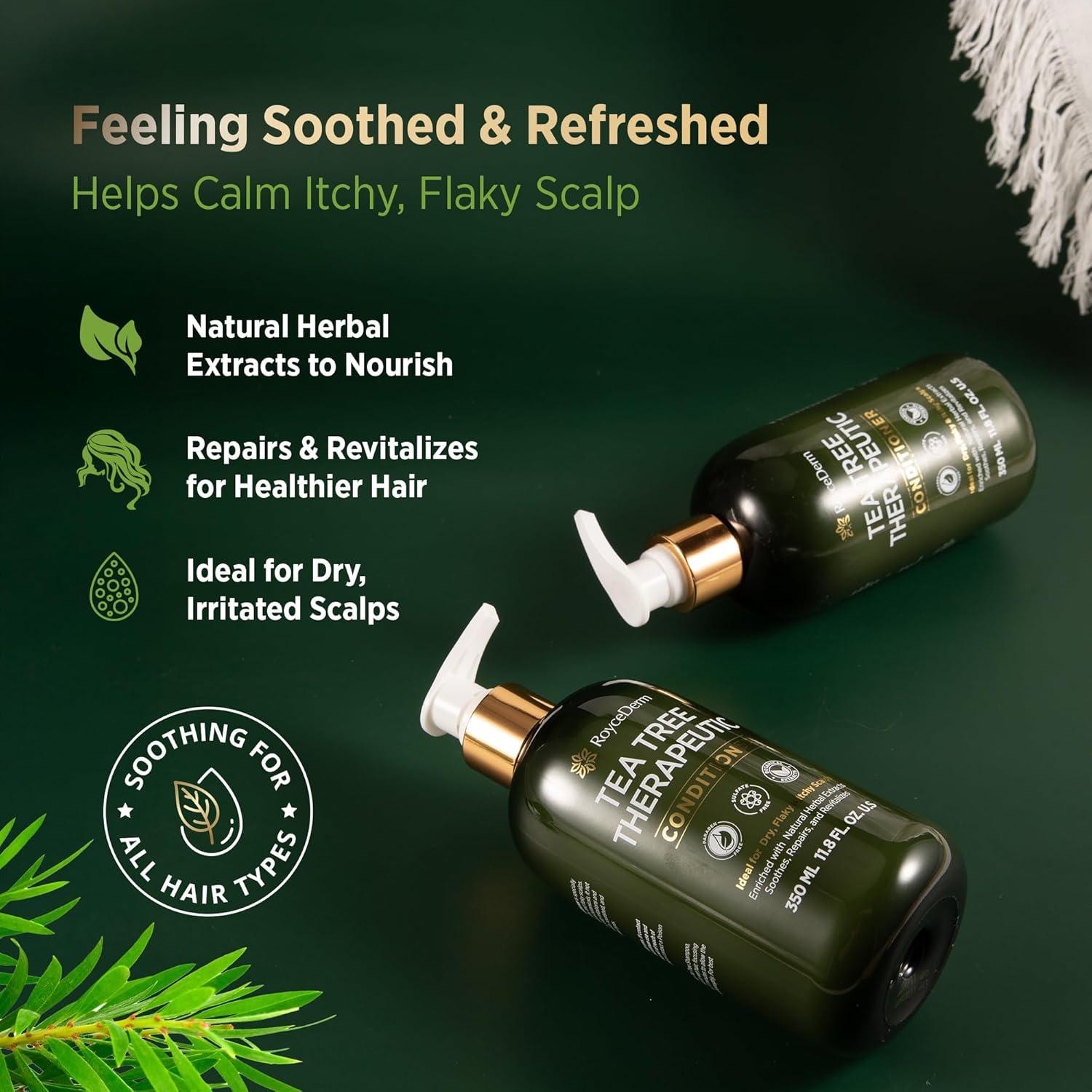 Conjunto Champú y Acondicionador Roycederm Árbol de Té 400ml