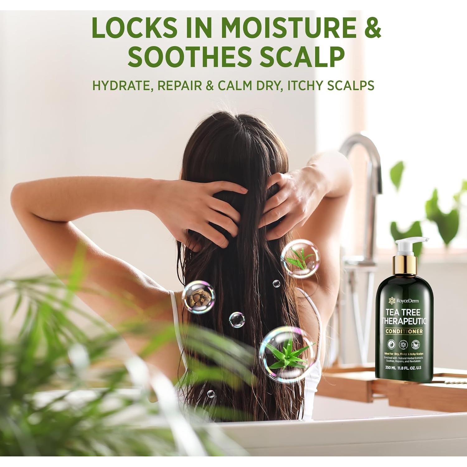 Conjunto Champú y Acondicionador Roycederm Árbol de Té 400ml