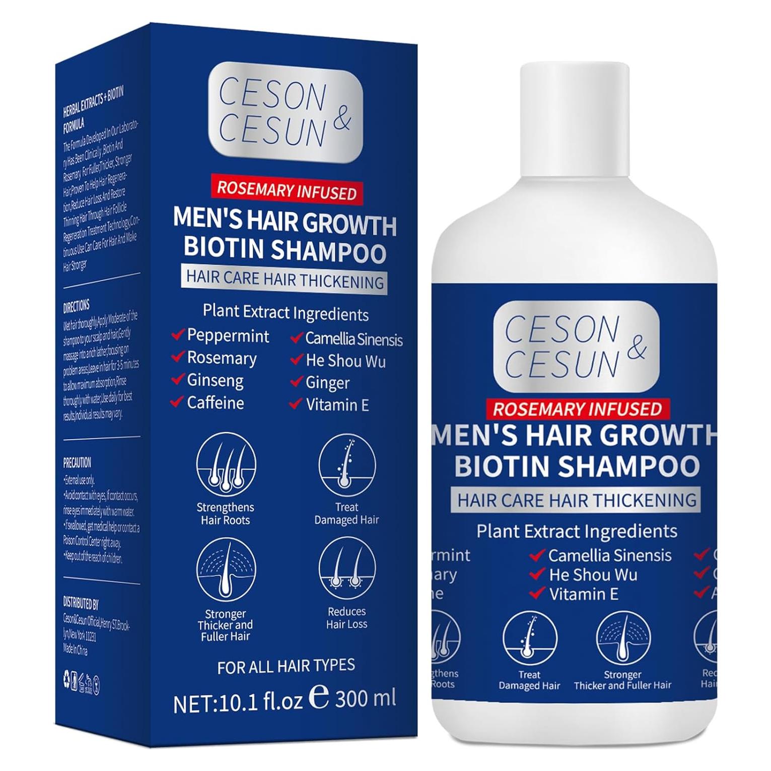 Champú Engrosante Ceson&Cesun 300 ml para Hombres y Mujeres