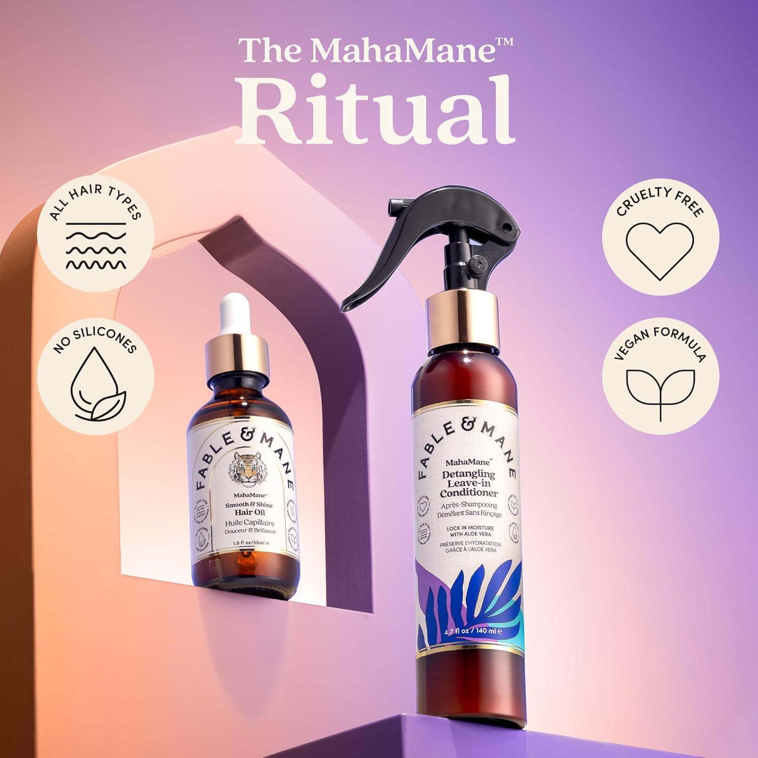 Acondicionador Sin Enjuague Fable & Mane 133g - Hidratante UV y Calor