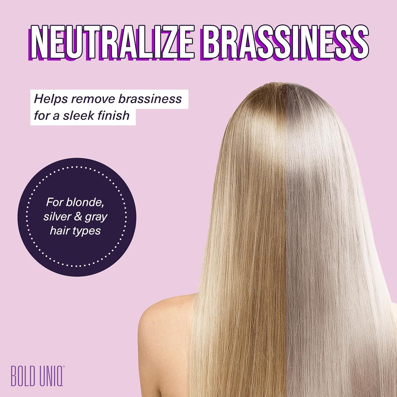 Mascarilla Morada Bold Uniq 191 g - Acondicionador Cabello Rubio