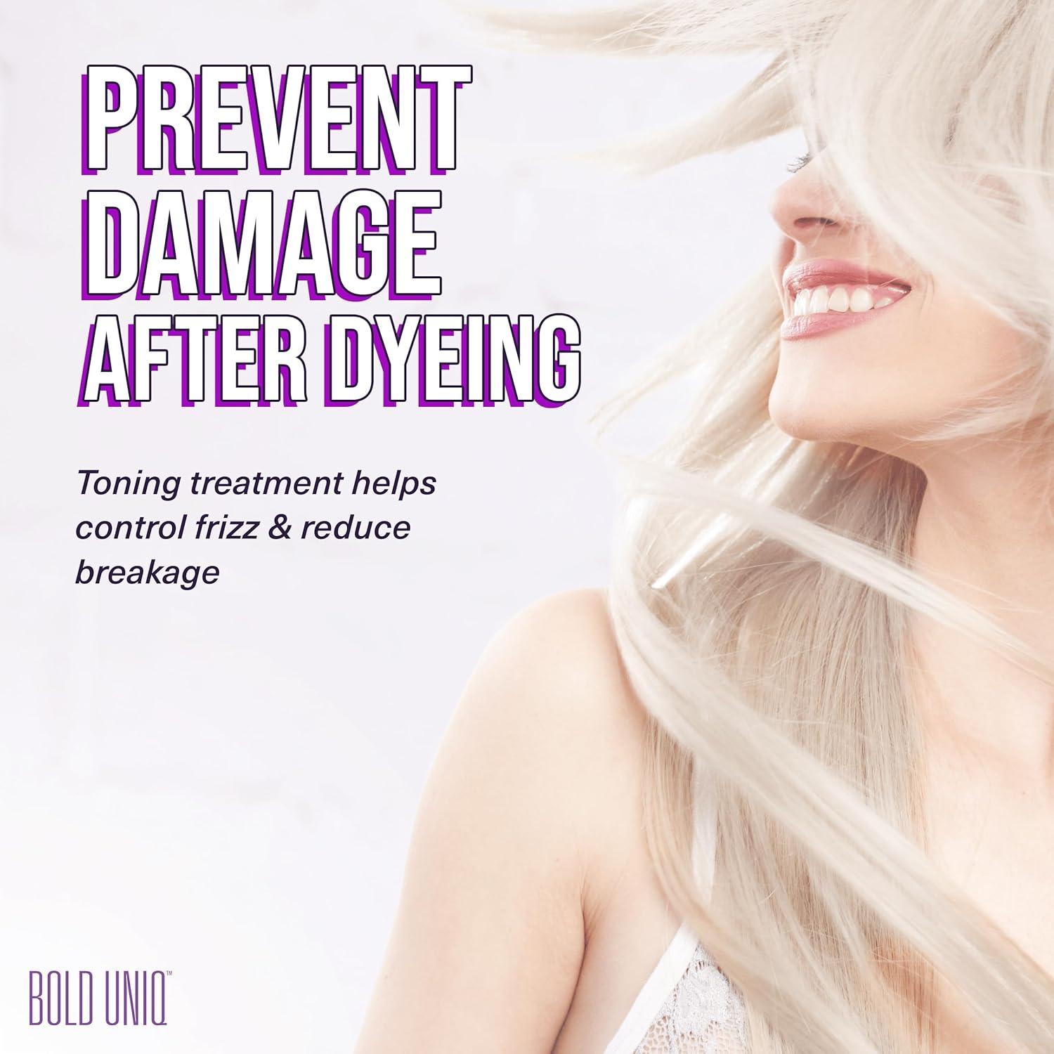 Mascarilla Morada Bold Uniq 191 g - Acondicionador Cabello Rubio