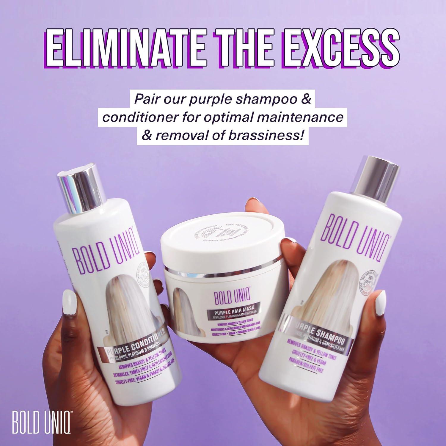 Mascarilla Morada Bold Uniq 191 g - Acondicionador Cabello Rubio