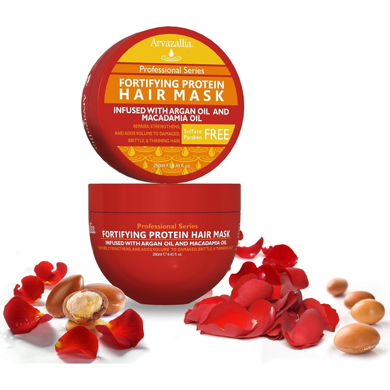 Máscara de Cabello Arvazallia 250 ml - Fortificante y Reparadora