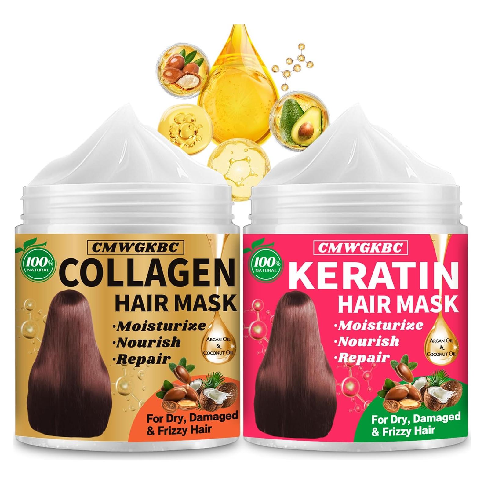 Mascarilla Hidratante de Colágeno y Queratina CMWGKBC 358g