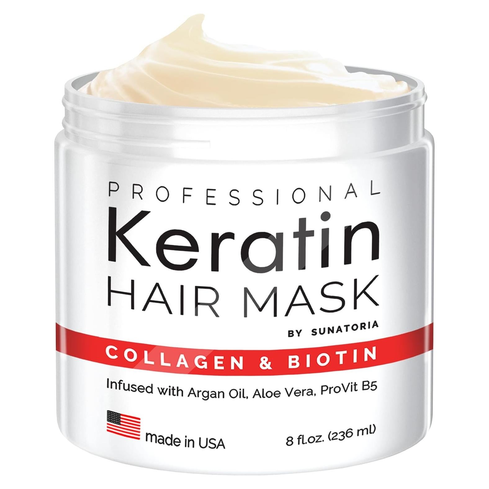 Mascarilla de Keratina SUNATORIA 250ml - Hidratación y Reparación