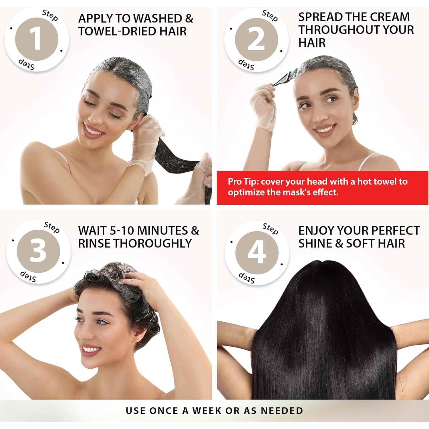 Mascarilla de Keratina SUNATORIA 250ml - Hidratación y Reparación