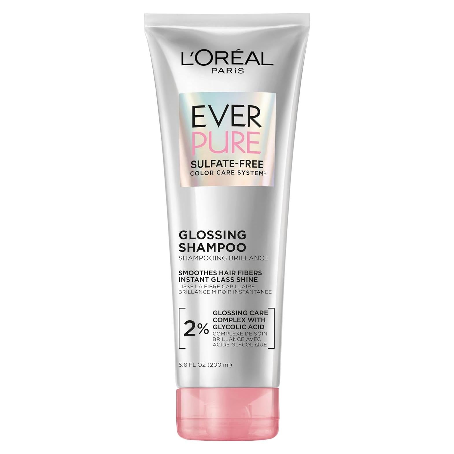 Champú sin sulfatos L'Oreal Paris EverPure Glossing 200 ml