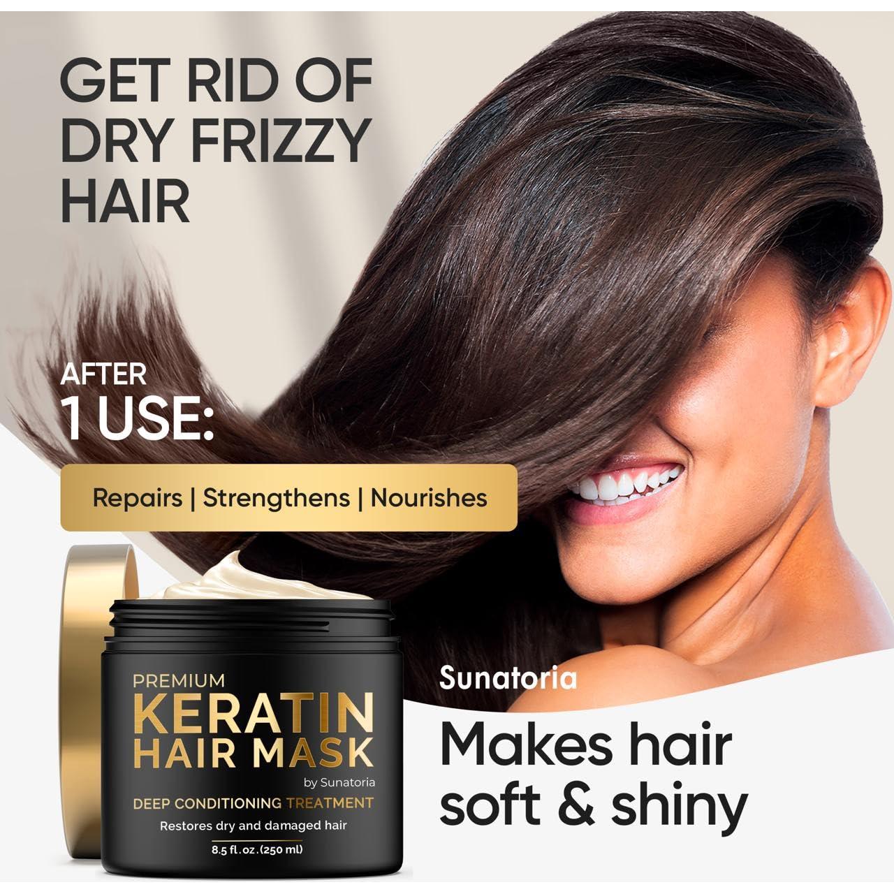 Mascarilla de Keratina SUNATORIA 400g - Acondicionador Profundo