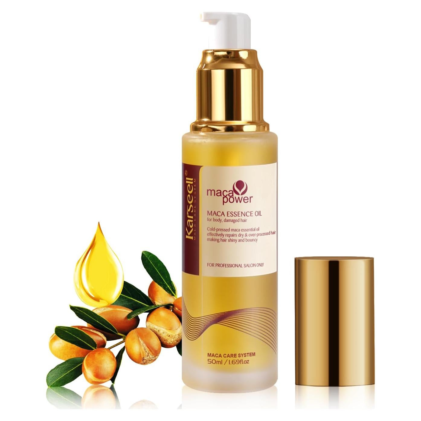 Aceite de Argán Karseell 50ml - Serum para Cabello Seco