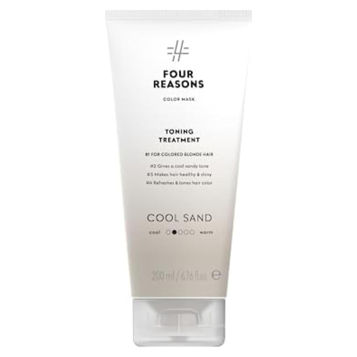 Mascarilla de Color Four Reasons Rubio Arena Frío 200 ml