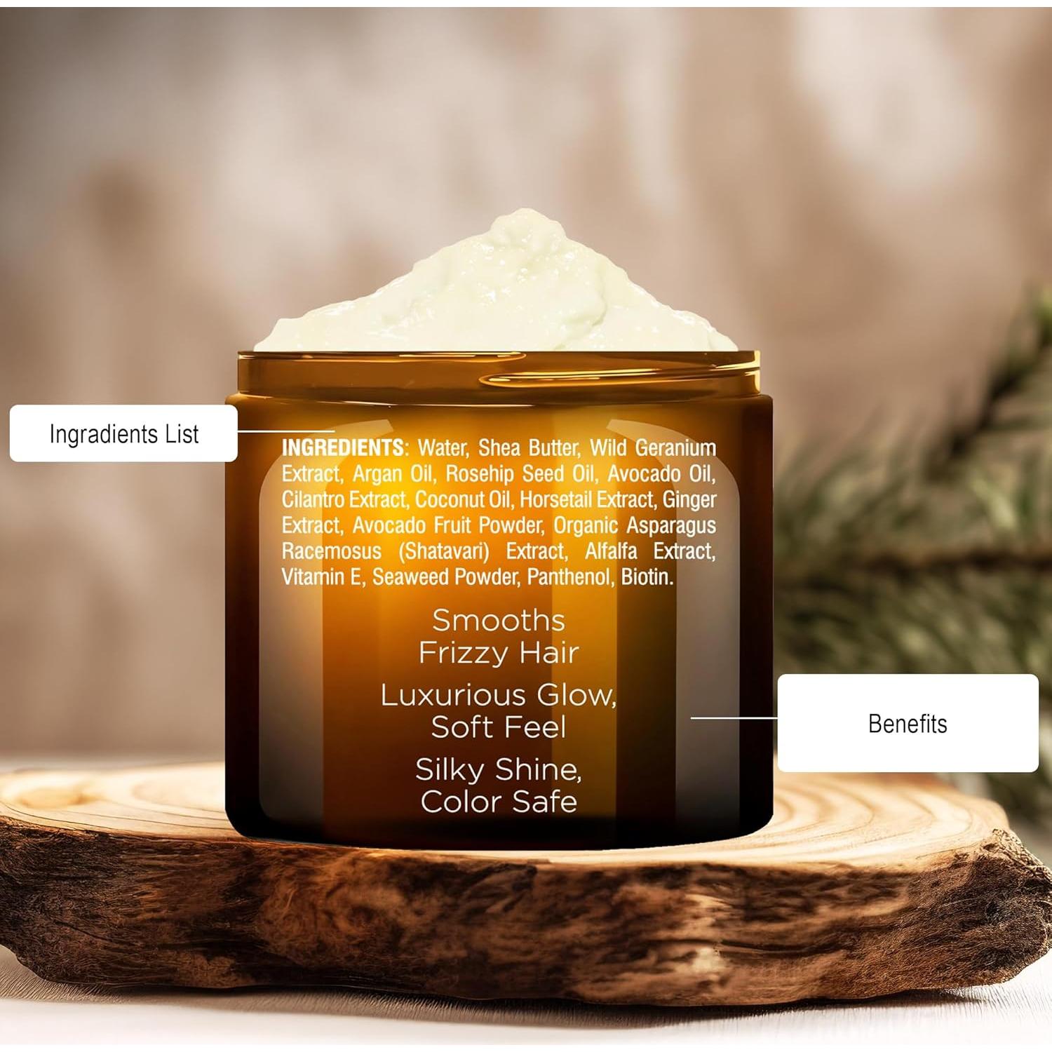 Mascarilla Capilar Aguacate y Coco Majestic Pure 473 ml