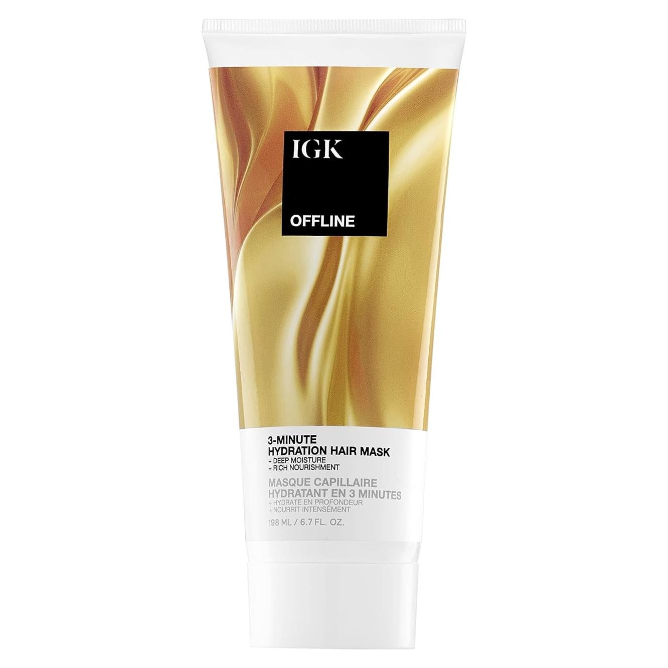 Mascarilla Hidratante IGK Offline 198 ml para Cabello