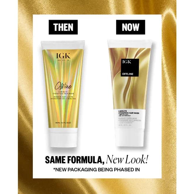 Mascarilla Hidratante IGK Offline 198 ml para Cabello